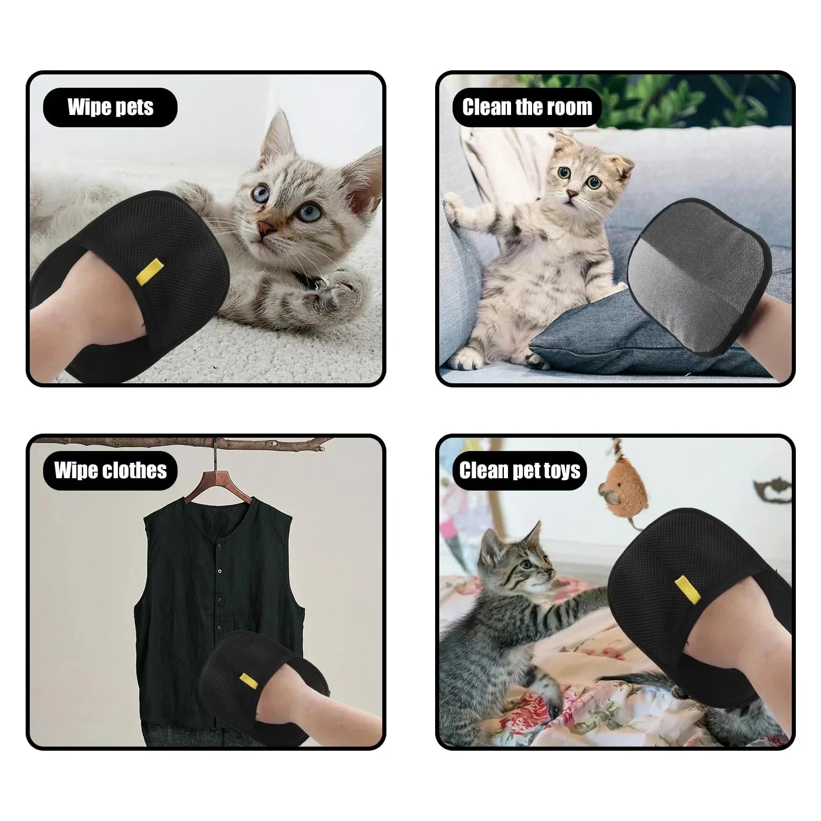 Double-Sided Static Grooming Tool